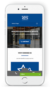 Burgess Maintenance Service Mobile Website